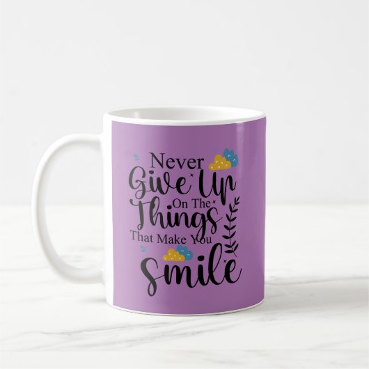 Positive Zitate zur psychischen Gesundheit Kaffeetasse (Links)