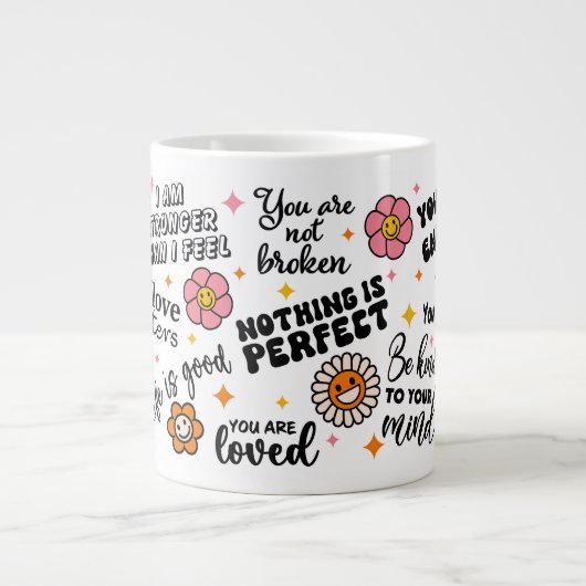 Positive Zitate zur Tasse psychischer Gesundheit (Vorderseite)