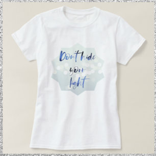Positive Zitattypografie T-Shirt