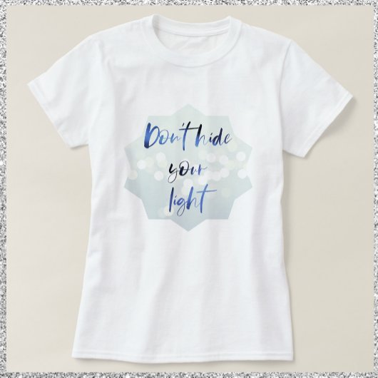 Positive Zitattypografie T-Shirt