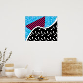 Positiver 80er poster (Küche)