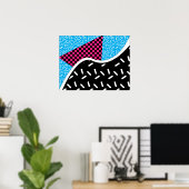 Positiver 80er poster (Heimbüro)