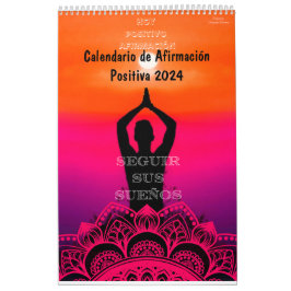 Positiver Affirmation Calendar 2024 (Español) Kalender