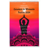 Positiver Affirmation Calendar 2024 (Español) Kalender (Titelbild)