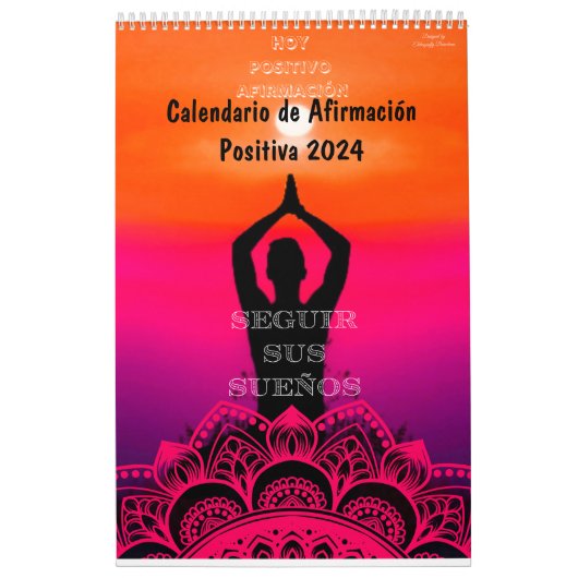 Positiver Affirmation Calendar 2024 (Español) Kalender (Titelbild)