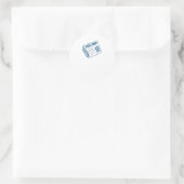 Positiver Affirmationsaufkleber Runder Aufkleber (Tasche)