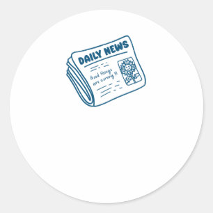 Positiver Affirmationsaufkleber Runder Aufkleber