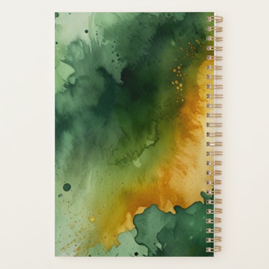 Positiver Affirmative Personalisiert Planner Planer (Rückseite)