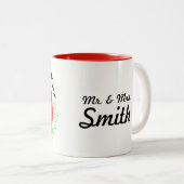 Positiver Apple Pun - Appley immer nach Zweifarbige Tasse (VorderseiteRechts)