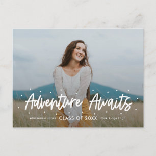 Positiver Ausblick EDITABLE COLOR Abschluss Postkarte