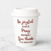 Positiver Bestätigungstext Pappbecher (Rückseite)