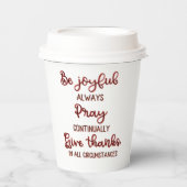 Positiver Bestätigungstext Pappbecher (Vorderseite)