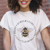 Positiver Blick, T - Shirt der Bienen