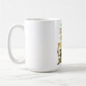 Positiver Boho-Frosch Hippie Kaffeetasse (Links)