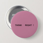 Positiver Button. Button (Vorne & Hinten)