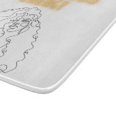 Positiver Energiekonzern Schneidebrett (Ecke)