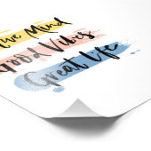 Positiver Geist, gute Lebensformen, großes Leben Fotodruck (Ecke)