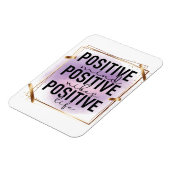 Positiver Geist, positive Lebensfreude Magnet (Linke Seite)
