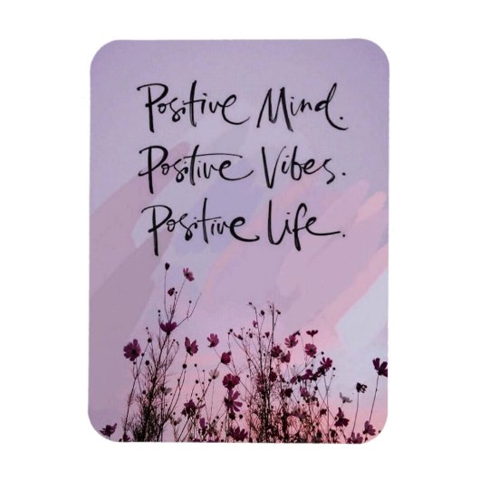 Positiver Geist, positive Lebensfreude Magnet (Vertikal)