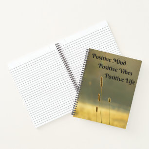 Positiver Geist - Positive Vibes - Positives Leben Notizblock