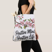 Positiver Geist, positives Leben - Inspirationsflo Tasche (Von Nahem)
