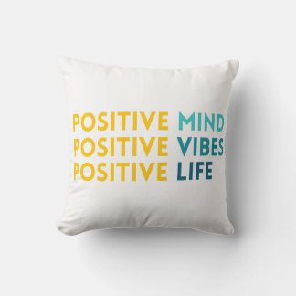 Positiver Geist, Vibes, Motivierend Leben Kissen