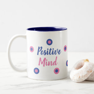 Positiver Geist Zweifarbige Tasse