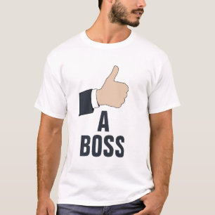 Positiver Geschäftstext, humorvoll wie ein BOSS T-Shirt