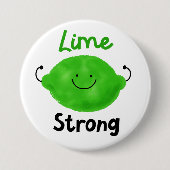 Positiver Limoner Pun - Limon stark Button (Vorderseite)