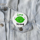 Positiver Limoner Pun - Limon stark Button (Beispiel)