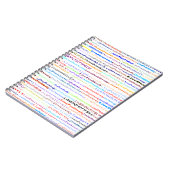 Positiver Live-Text weiß Notizblock (Linke Seite)