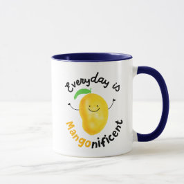 Positiver Mango Pun - Alltag ist Mangonificent Tasse