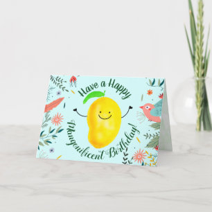 Positiver Mango-Wortwitz - Hab einen Mangonifizent Karte