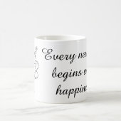 Positiver Morgenbecher Kaffeetasse (Mittel)