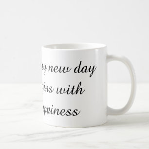 Positiver Morgenbecher Kaffeetasse