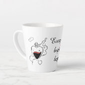 Positiver Morgenbecher Milchtasse (Linke Ecke)