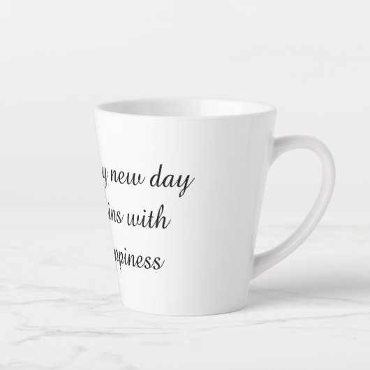 Positiver Morgenbecher Milchtasse (Rechts)