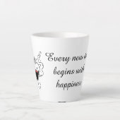 Positiver Morgenbecher Milchtasse (Vorderseite)
