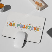 Positiver Motivierend Retro-Typografikname Mousepad