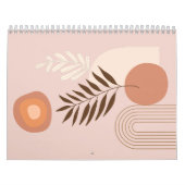 Positiver Pflanze Leaf Boho Sun Arch Calendar Kalender (Titelbild)