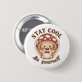 Positiver Pilz Button (Vorne & Hinten)