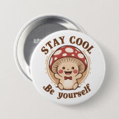 Positiver Pilz Button (Vorne & Hinten)