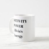 Positiver Power Motivierend Tasse (Vorderseite Links)