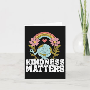 Positiver Rainbow Sped Teacher Earth Day Kindness  Karte