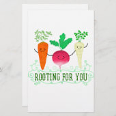 Positiver Root Pun - Wurzeln für Sie Briefpapier (Vorne/Hinten)