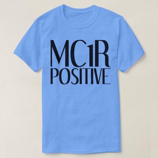 Positiver Rotkopf MC1R T-Shirt (Design vorne)