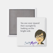 Positiver Spaß Magnet (Vorderseite/Rückseite)