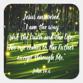 Positiver Sticker für Christliche Schrift (Vorderseite)