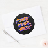 Positiver Sticker für die psychische Einstellung (Umschlag)