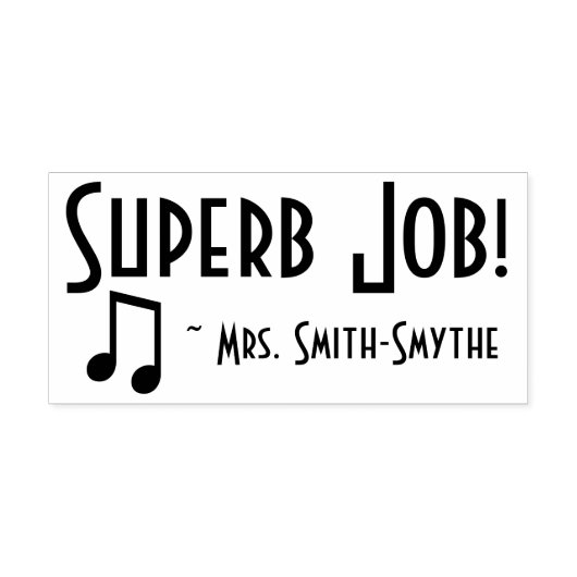 Positiver "Super Job!" Briefmarke aus Gummi Gummistempel (Prägung)